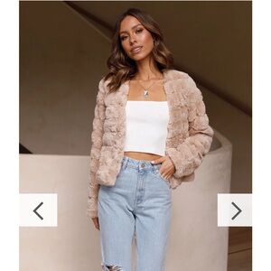 Tully Crop Jacket - Camel